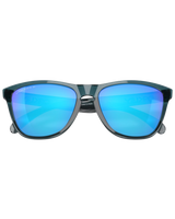 The Oakley Frogskin Prizm Sunglasses in Prizm Sapphire & Crystal Black