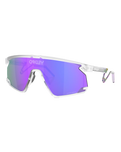 The Oakley BXTR Metal Prizm Sunglasses in Matte Clear & Prizm Violet