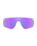 The Oakley BXTR Metal Prizm Sunglasses in Matte Clear & Prizm Violet
