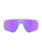 The Oakley BXTR Metal Prizm Sunglasses in Matte Clear & Prizm Violet