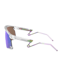 The Oakley BXTR Metal Prizm Sunglasses in Matte Clear & Prizm Violet