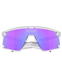 The Oakley BXTR Metal Prizm Sunglasses in Matte Clear & Prizm Violet
