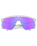 The Oakley BXTR Metal Prizm Sunglasses in Matte Clear & Prizm Violet