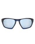 The Oakley Lateralis Prizm Polarised Sunglasses in Prizm Deep Water & Matte Transparent Blue