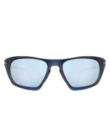 The Oakley Lateralis Prizm Polarised Sunglasses in Prizm Deep Water & Matte Transparent Blue