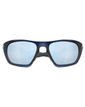 The Oakley Lateralis Prizm Polarised Sunglasses in Prizm Deep Water & Matte Transparent Blue