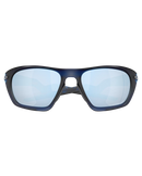 The Oakley Lateralis Prizm Polarised Sunglasses in Prizm Deep Water & Matte Transparent Blue