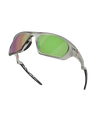 The Oakley Lateralis Prizm Polarised Sunglasses in Prizm Shallow Water & Matte Grey Ink