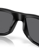 The Oakley Gibston XL Sunglasses in Prizm Black & Matte Black