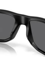 The Oakley Gibston XL Sunglasses in Prizm Black & Matte Black