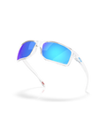 The Oakley Gibston XL Polarized Sunglasses in Prizm Sapphire & Clear