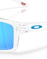 The Oakley Gibston XL Polarized Sunglasses in Prizm Sapphire & Clear