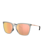 The Oakley Sielo SQ Prizm Sunglasses in Prizm Rose Gold & Matte Grey Ink