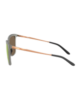 The Oakley Sielo SQ Prizm Sunglasses in Prizm Rose Gold & Matte Grey Ink