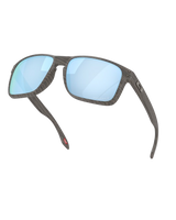 The Oakley Holbrook XXL Prizm Sunglasses in Prizm Deep Water Polarised & Woodgrain