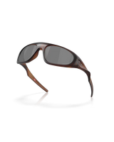 The Oakley Neoforma Polarized Sunglasses in Prizm Black & Matte Rootbeer