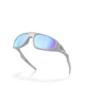 The Oakley Neoforma Polarized Sunglasses in Prizm Deep Water & X-Silver Frame