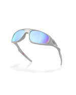 The Oakley Neoforma Polarized Sunglasses in Prizm Deep Water & X-Silver Frame