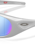 The Oakley Neoforma Polarized Sunglasses in Prizm Deep Water & X-Silver Frame