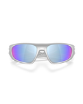The Oakley Neoforma Polarized Sunglasses in Prizm Deep Water & X-Silver Frame
