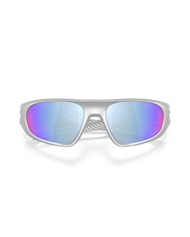 The Oakley Neoforma Polarized Sunglasses in Prizm Deep Water & X-Silver Frame