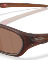 The Oakley Terraforma Polarized Sunglasses in Prizm Tungsten & Matte Rootbeer