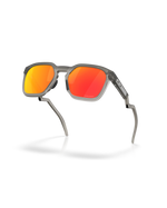 The Oakley HSTN SQ Sunglasses in Prizm Ruby & Matte Grey Smoke