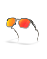 The Oakley HSTN SQ Sunglasses in Prizm Ruby & Matte Grey Smoke