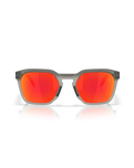 The Oakley HSTN SQ Sunglasses in Prizm Ruby & Matte Grey Smoke