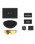 Meta Vanguard Sunglasses in Black & Prizm 24K