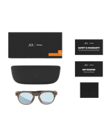 Meta HSTN Sunglasses in Brown Smoke & Prizm Deep Water Polarized