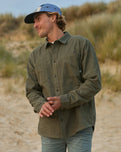Backcountry Corduroy Shirt in Dusty Olive