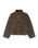 The American Vintage Womens Bomber Oshow Jacket in Stone Brown
