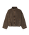 The American Vintage Womens Bomber Oshow Jacket in Stone Brown