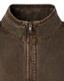 The American Vintage Womens Bomber Oshow Jacket in Stone Brown