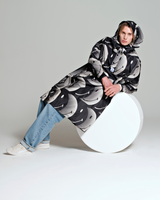 Half Moon x Smiley Rain Poncho in Dark Blue