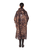Dark Leopard Rain Poncho in Brown