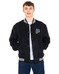 The Parlez Mens Anchorage Bomber Jacket in Black