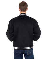 The Parlez Mens Anchorage Bomber Jacket in Black