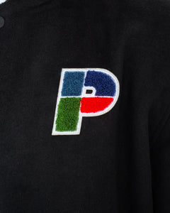 The Parlez Mens Anchorage Bomber Jacket in Black