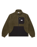 The Parlez Mens Ascend Fleece in Moss