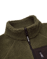The Parlez Mens Ascend Fleece in Moss