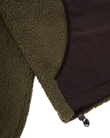 The Parlez Mens Ascend Fleece in Moss