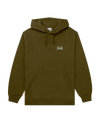 The Parlez Mens Chisel Hoodie in Moss