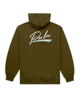 The Parlez Mens Chisel Hoodie in Moss