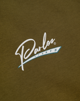 The Parlez Mens Chisel Hoodie in Moss