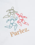 The Parlez Mens Corpora T-Shirt in White