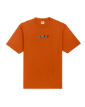 The Parlez Mens Bloc T-Shirt in Rust