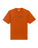 The Parlez Mens Bloc T-Shirt in Rust