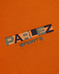 The Parlez Mens Bloc T-Shirt in Rust